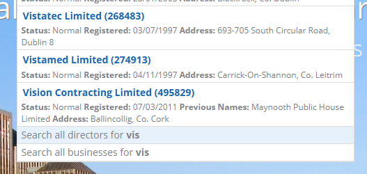 You can further direct your search also