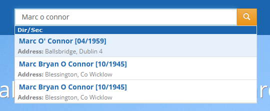 Searching for directors